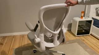 Hbada Ergonomic Office Chair  Unboxing amp Assembly [upl. by Puna974]