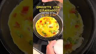 Omelette con Esparragos  Shorts [upl. by Llenrup343]