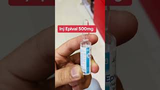 Epival inj uses  Epival inj uses and sideffects  Epival injection  Epilepsy injection [upl. by Merril697]