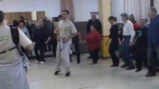 Serbian Kolo basic  variations [upl. by Anwahsat]