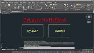 ByLayer Vs ByBlock In AutoCAD In Hindi [upl. by Ahsiela]