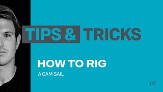 HOW TO Rig a Cam Sail  Deutsch  Duotone Windsurfing [upl. by Nyllij102]