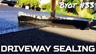 DIY DRIVEWAY SEALING [upl. by Liz707]