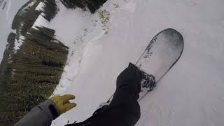 Snowboarding North Americas Steepest Cut Run quotRAMBOquot at CRESTED BUTTE Colorado [upl. by Erdnaid958]