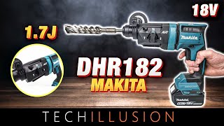 🔥KLEIN ABER FEIN🧐😨 DER KOMPAKTE MAKITA 18V Akku Kombihammer DHR182😱  DHR182Z  Review amp Test [upl. by Martres]