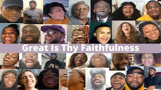 Great Is Thy Faithfulness Cymbal Work Cover  An Artist Collaboration 2020  Lurine Cato  Gospel [upl. by Sirroned197]