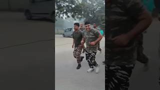 CRPF 🇮🇳 Run And Walk crpf shorts [upl. by Seko]