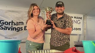 NEWS CENTER Maine wins clam shucking contest [upl. by Meijer]