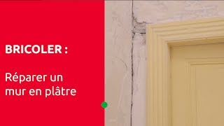 quotLe bricolage pour Tousquot  Réparer un mur en plâtre [upl. by Kurys]