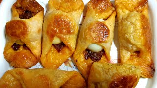 Egg Puff made at home in microwave oven [upl. by Ingvar]