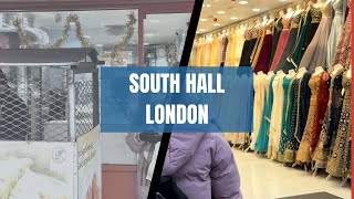 Walk Tour Southall London  Indian dresses👗 and food 🍲 [upl. by Earehs]