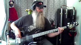 Morbid Angel  Day of Suffering 1991 bass cover [upl. by Seravaj]