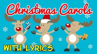 Christmas Carols with Lyrics for Children 🎅 Christmas Songs for Kids 🎄 Xmas Music Playlist Mix [upl. by Anitsyrhc424]