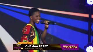 OHEMAA PEREZ ELECTRIFIES NSOROMA STAGE WITH CHANT A PSALM BY STEEL PURSE ❤️‍🔥❤️Best Performance 🔥 [upl. by Bilski]