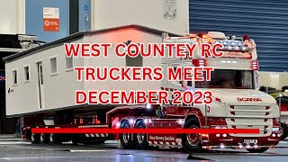 West Country RC Truckers Club Meet December 2023  114 Scale Trucks  Tamiya 114 Trucks [upl. by Ahsiekim174]