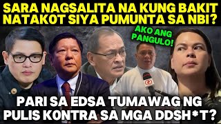 SARA NAGSLITA NA KUNG BAKIT NATKOT SIYA PUMUNTA SA NBIPARI SA EDSA TUMWAG NA NG LISPU DDS IYK [upl. by Jeanna733]