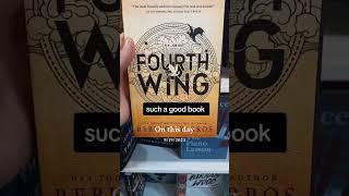 One Year Ago  I Took A Video Of My ARC of Fourth Wing fantasy booktok [upl. by Silverman108]