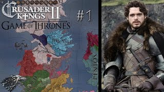 CK2 Game of thrones Mod  Robb Stark Part 1  The King in the North [upl. by Eniamurt280]