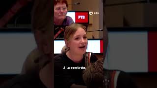 Amandine Pavet PTB dénonce larnaque des Engagés et du MR [upl. by Cantlon]