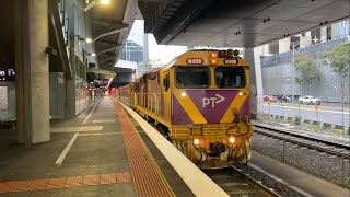 VLine N459 City of Echuca Arriving at Southern Cross Station from Bairnsdale [upl. by Aurelius55]