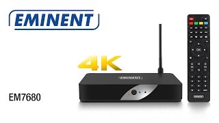 EM7680 4K TV Streamer powered by LibreELEC Kodi [upl. by Yenohtna]