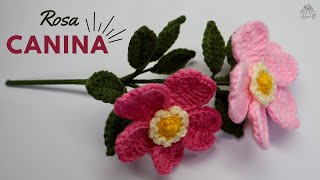 Tutorial Rosa Canina  Dog Rose💜Mayelin Ros [upl. by Ahsiekrats]