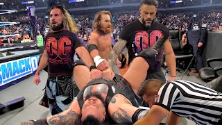 Oh  Seth Rollins Reunited With Roman Reings amp Powerbomb Bronson Reed Full Match [upl. by Lynnell]