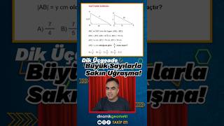 Haftanın Sorusu 3ün Çözümü shorts geometri yks tytmatematik kpss [upl. by Ecinert]