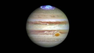 Video shows aurora on Jupiter [upl. by Eenahc]