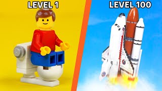 Level 1 to 100 Lego Builds ft TD Bricks [upl. by Villada]