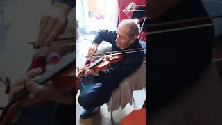 Jacques Violon 91 ans [upl. by Islaen]