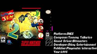 Earthworm Jim 2 SNES Soundtrack READ DESCRIPTION BEFORE COMMENTING [upl. by Amaty659]