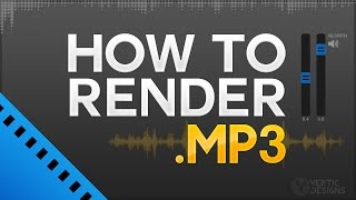 Sony Vegas Pro 1314 How To Render as MP3 Audio Format High Quality Audio [upl. by Diogenes]