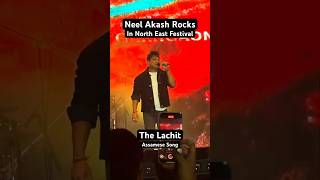 Neel Akash Rocks in North East Festival 2024  The Lachit  Assamese Song  Live Music  Shorts [upl. by Tonina]