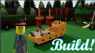 Tapas Plays Build Boat treasure [upl. by Rebmeced]