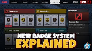 NEW NBA 2K24 BADGE SYSTEM EXPLAINED [upl. by Etnuad]