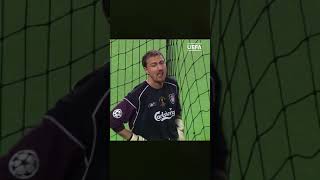 UCL Final 2005  Jerzy Dudek INSANE world class DOUBLE save [upl. by Helman]