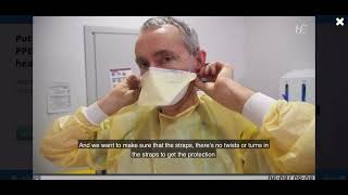 Putting on and taking off PPE in acute health care settings RCSI Aptitude test for Ireland [upl. by Anthia]