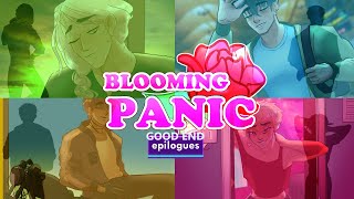 BLOOMING PANIC FBE Good Ending EPILOGUES for All Routes [upl. by Aiseneg179]