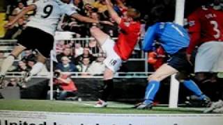 paul scholes handball vs Fulham [upl. by Conal686]