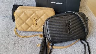 Saint Laurent Bag Reveal Lou Mini Camera amp Becky Crossbody [upl. by Murray]