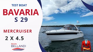 avaria S29 Test Kraft und Leistung mit 2x 45 Mercruiser [upl. by Drawde]