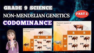 NONMENDELIAN GENETICS CODOMINANCE  GRADE 9 SCIENCE  BIOLOGY [upl. by Joacima628]