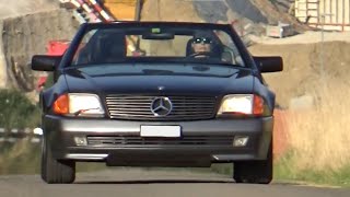 Mercedes 500SL r129  Acceleration sound drivingby [upl. by Llerehc654]