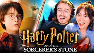 FALLING IN LOVE with Harry Potter and the Sorcerers Stone 2001 Reaction FIRST TIME WATCHING [upl. by Mountfort361]