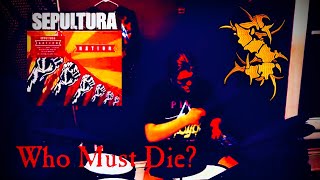 SEPULTURA  WHO MUST DIE  DRUM COVER RSPOOKSTER [upl. by Abott]