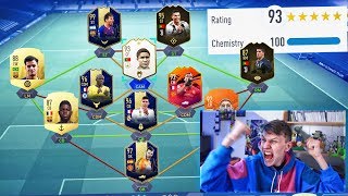 193 RATED  FIFA 19 BREAKING 193 FUT DRAFT WORLD RECORD [upl. by Pelage]