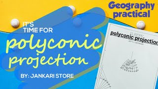 Polyconic Projection  Geography Practical [upl. by Eidissac]