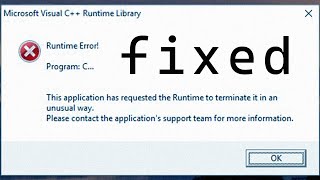 How to Fix Microsoft Visual C Runtime on Windows 1011 [upl. by Kirrad]