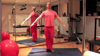 Calentamiento para hacer ejercicio en casa  Cuello hombros  Ejercicios de Pilates  Principiantes [upl. by Berglund]